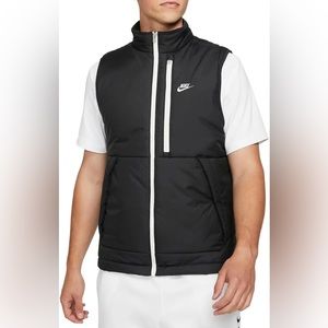 Nike Sportswear Therma-Fit Legacy Black Puffer Vest Synthetic Fill